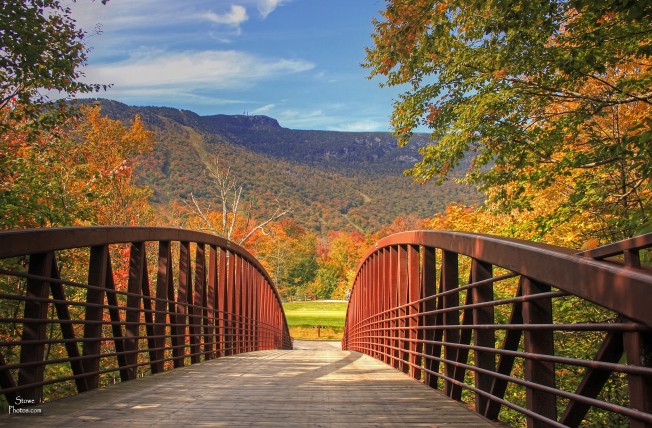 Stowe Mountain Resort - the bridge on October 5, 2015